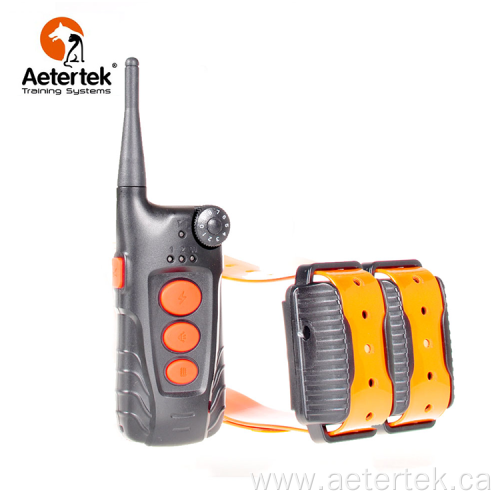 Aetertek AT-918C dog shock collar 2 receivers